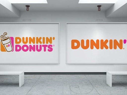 Before & after Dunkin´